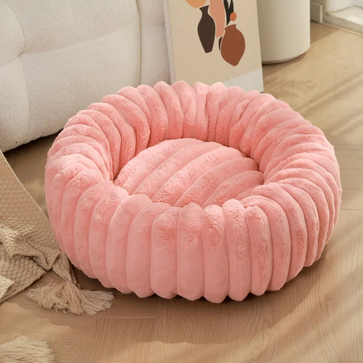 Beruhigendes Donut Hundebett – Erstklassiges Anti-Angst-Hundebett