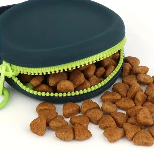 Minimalistische, wasserdichte Leckerli-Beuteltasche aus Silikon