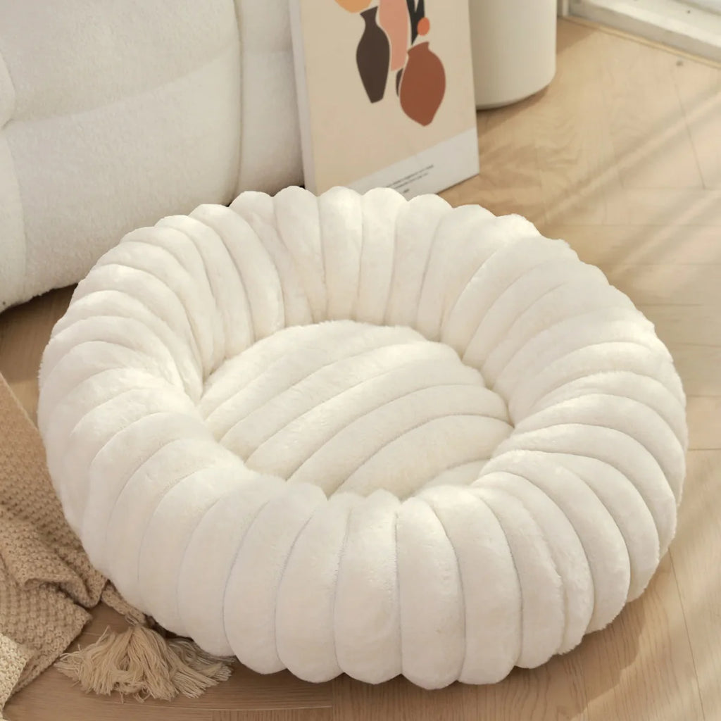 Beruhigendes Donut Hundebett – Erstklassiges Anti-Angst-Hundebett