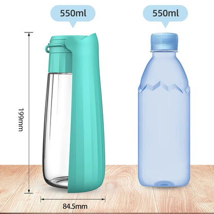 Premium faltbarer, auslaufsicherer Haustier-Trinkflasche