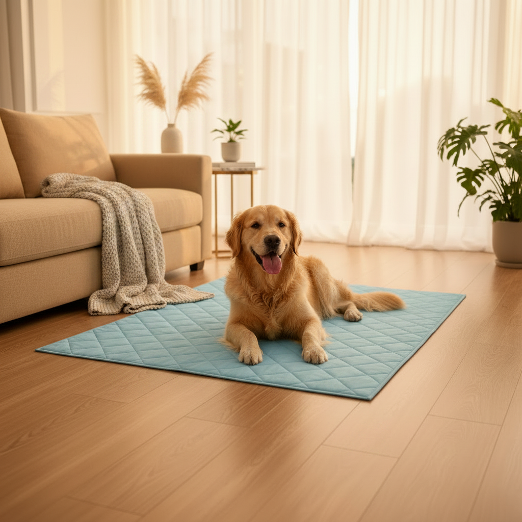 DogMom Arctic Breeze™ Selbstkühlende Haustiermatte